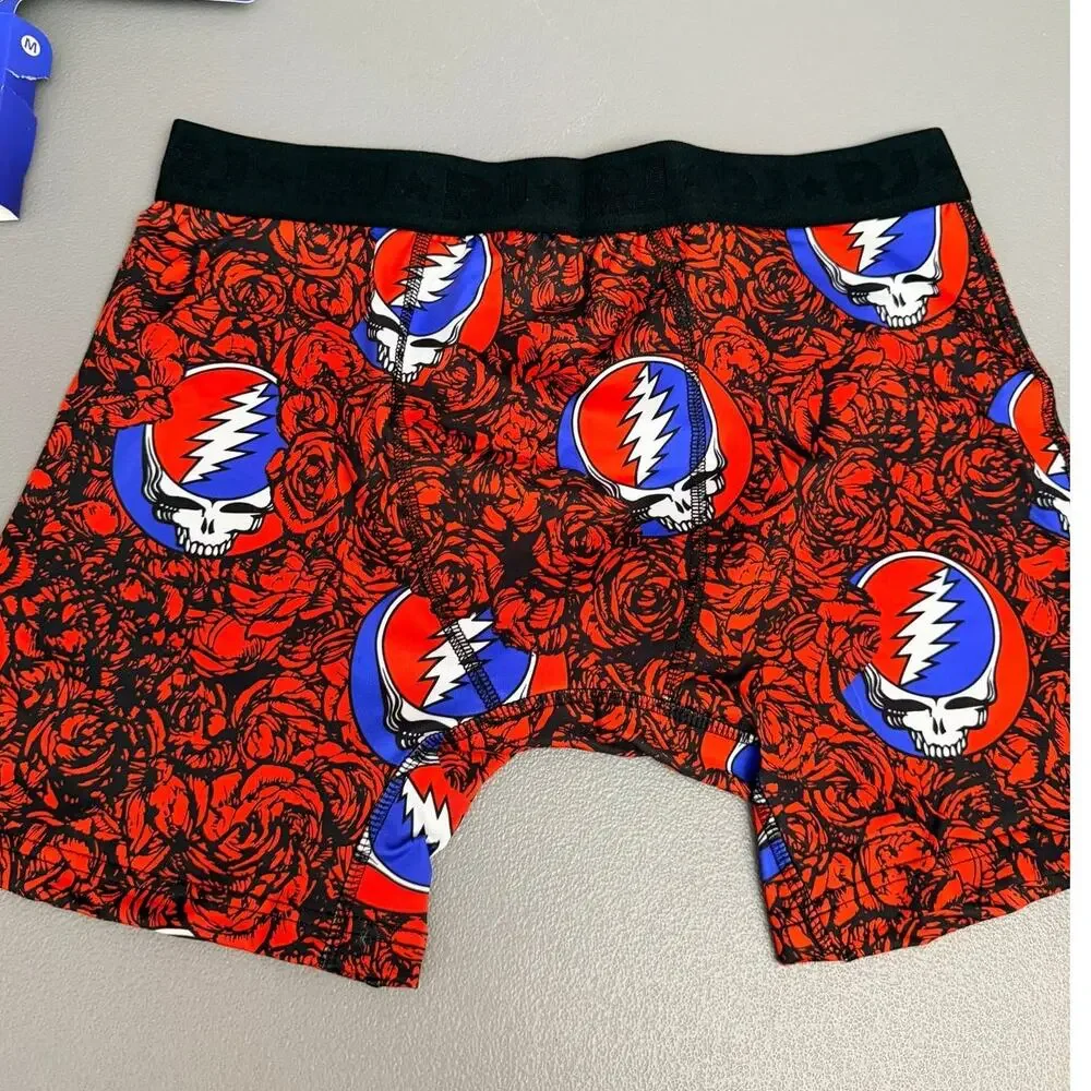 Grateful Dead Ripple Junction Steal Your Face Boxer Briefs M NWT